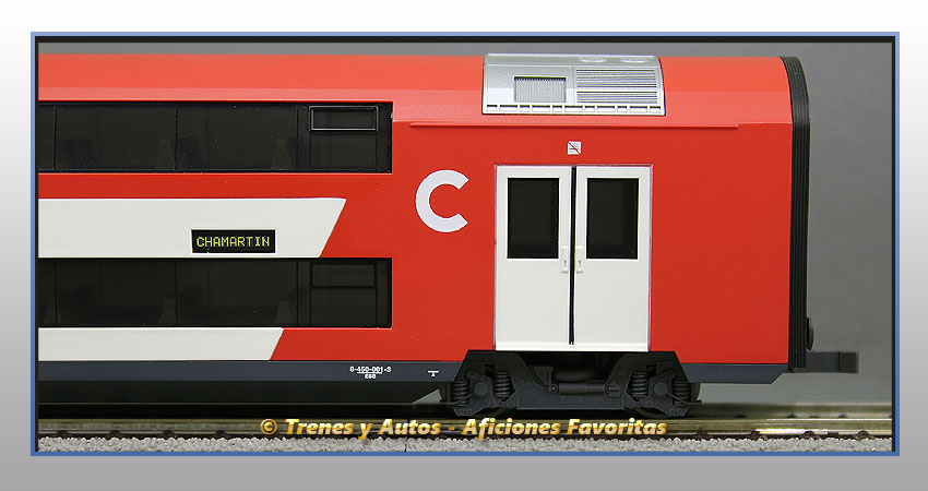 Coche pasajeros cercanias ESB-001R de 2 pisos - Renfe